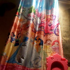 Barbie And Disney Princess Curtain