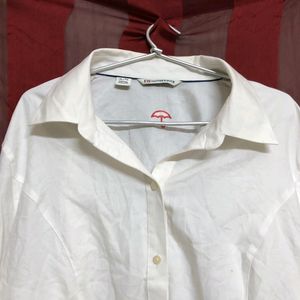 Cutter & Buck White plain Shirt