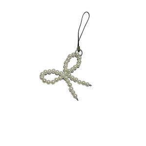 Pearl Bow Phone Charm