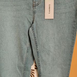 Blue Skinny Fit Mid Rise Jeans