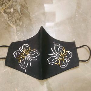 Swarovski Work Butterfly Mask