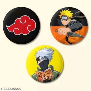 Naruto Anime Pin Badge (Customisation Available )