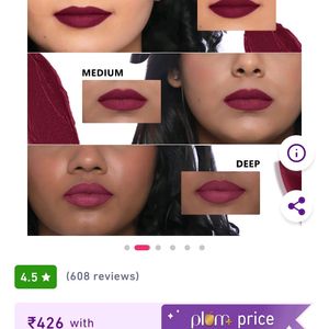 Plum Matte Lipstick 137 Shade