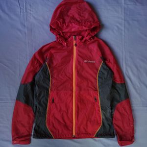 COLUMBIA ZIPPER HODED JACKET WINDCHEATER