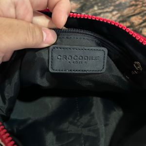 Crocodile Original Nylon Sling Bag