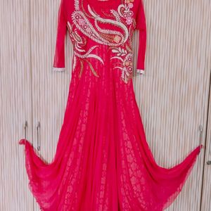 Magenta Engagement Gown Like NEW