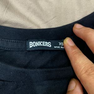 Bonkers corner crop Top