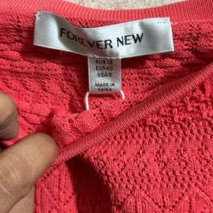 Forever New Coral Top