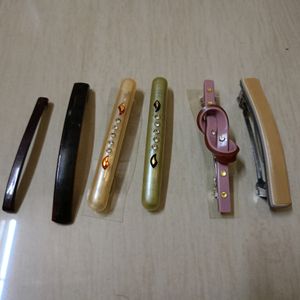 6 BIG HAIR CLIPS