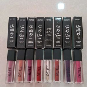 Renee Lipgloss Combo Of 8