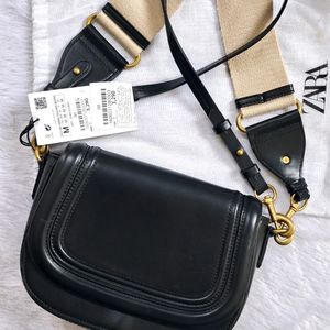 Zara Black Crossbody Bag