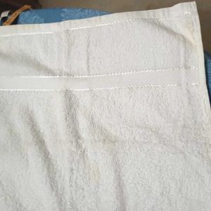 White Bath Towel