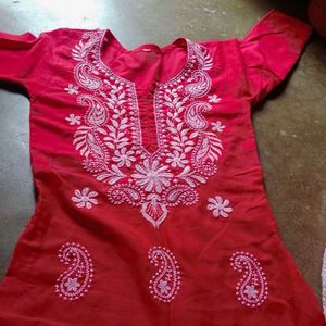 Combo Chikankari Kurti