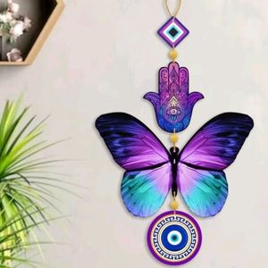 Pack Of 2 New Wall Hanging He Decore Butterfly