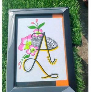 Customised Alphabet Photo Frame