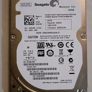 SEAGATE ST320LT007 9ZV142-035 Laptop Hard Drive