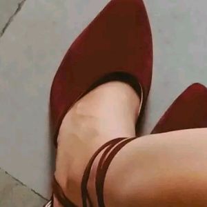 Red Velvet Shoes