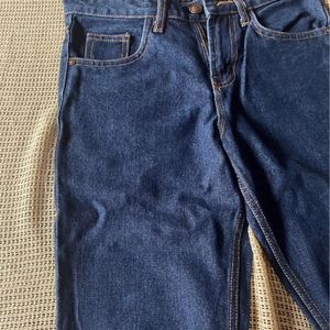 High Waist Slim Fir Blue Denim Jeans