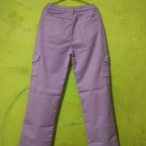 Lavender Cargo For Womens