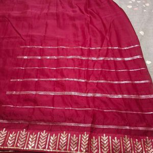 Beautiful New Saree With Stitched Blouse