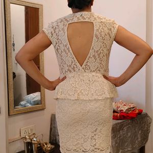 SOLD Lace Net Dress