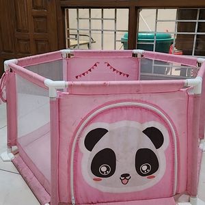 Playhood Big Size Hexagon Shape Panda Playing Pen