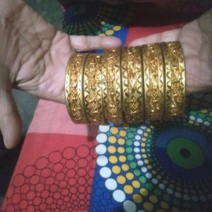 Pack Of 6 Gold 🥇🏆🥇 Plated Bangles
