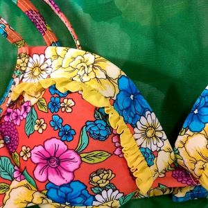 Vibrant Floral Padded Beautiful Bra 😍