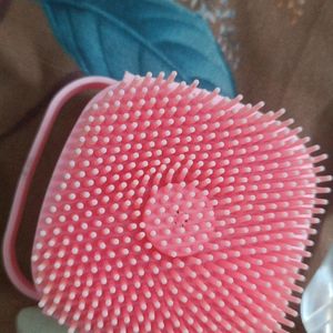 Silicone Bath Scrubber(Light Pink Shade)