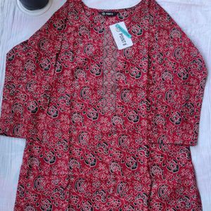 Short Cotton Kurti With Pocket