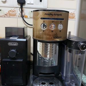 Espresso Machine & Coffee Bean Grinder & Accessori