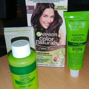 Garnier Hair Color (3. Darkest Brown )