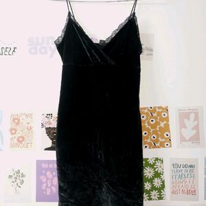 SHEIN velvet Dress