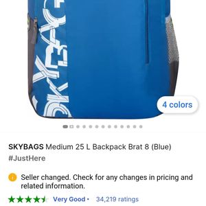 Skybags Unisex 25L Brat 8 Backpack