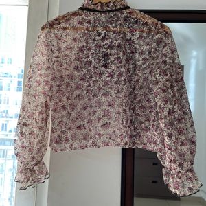 ZARA Printed Top