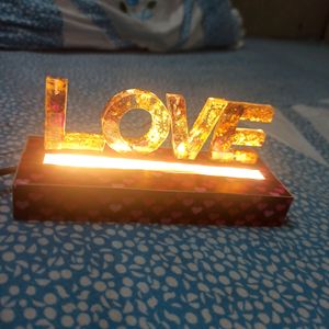 Resin LED Love Table Top