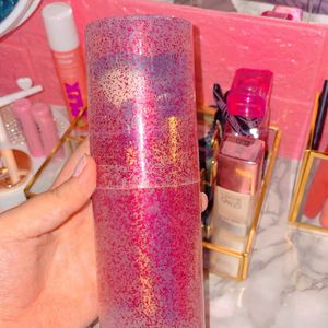 Glitter Pink Makeup Brush Holder🎀🩷