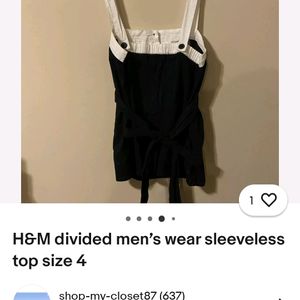 H&m Aesthetic Sleeveless Top