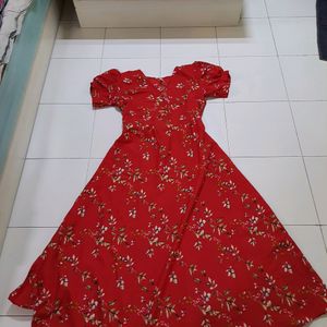 Women Long Flower Dress