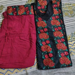 Red Rose Suit Set