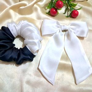 Bow With Scrunchie Combo