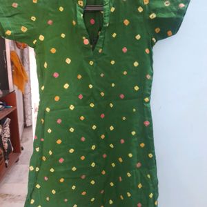 9 To 10 Years Old Girl 2 Kurti,1 Plazzo Set