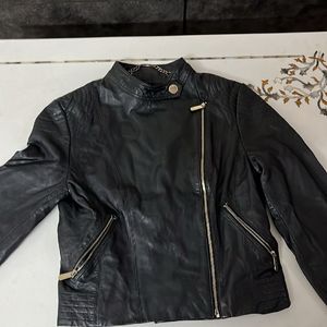 Black Leather Jacket - Like New