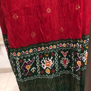 Fix Price Crushed Saree ( Patola Design)