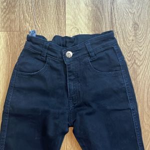 Girl Black Flare Jeans