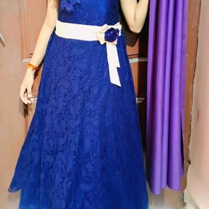 Blue Wedding Dress For Girls