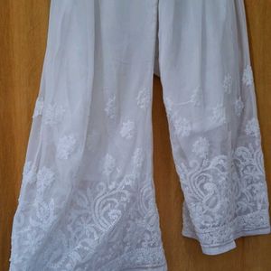 White Kurti Set