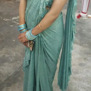 Readymade Ruffle Saree