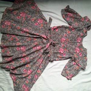 Floral Summer Flared Dress