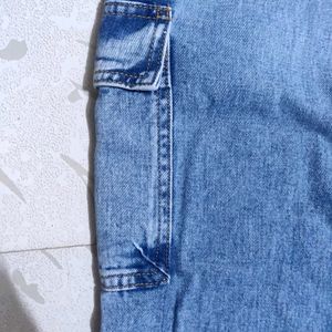 baggy cargo denim authentic (h a m)